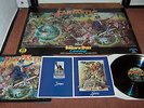ELTON JOHN CAPTAIN FANTASTIC VINYL LP.POSTER AND 2 INSERTS.TRANS RUBY RED VINYL.