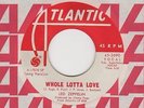 LED ZEPPELIN - Whole Lotta Love - PROMO 45, CLEAN