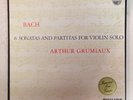 BACH 6 SONATAS AND PARTITAS FOR VIOLIN SOLO ARTHUR GRUMIAUX PHILIPS HOLLAND NM