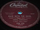 GENE VINCENT - Race With The Devil 78 RPM BRAZIL ==DIFF of lp mono elvis presley