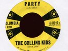 THE COLLINS KIDS Party on Columbia Rockabilly 45 Hear