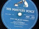 CLASSIC ELLA FITZGERALD 78  EVERY TIME WE SAY GOODBYE / MANHATTAN HMV POP 373 E-
