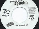 APACHE Gangsta Bitch 45 RARE RAP on TOMMY BOY LISTEN