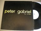 PETER GABRIEL ON STAGE RECORDED LIVE IN ITALY SEPTEMBER 1980 LP
