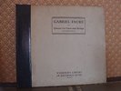 Schirmer 2527-30 Emma Boynet & Gordon String Quartet - Fauré 4x78RPM