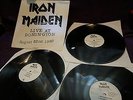 IRON MAIDEN Live at Donington 1st press 1992 3 LP UK-- VERY RARE LIMITED