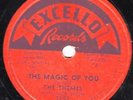 78-DOO-WOP-THEMES on EXCELLO-THE MAGIC OF YOU/YES THAT'S LOVE-VERY RARE 1959
