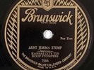 HEAR pre war jazz KANSAS CITY TIN ROOF STOMPERS Aunt Jemima Stomp BRUNSWICK 7066