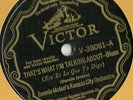 Bennie Moten Terrific Stomp, That's What I'm Talking About Victor V-38081 78 rpm