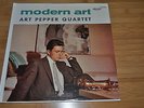 ART PEPPER QUARTET Modern Art LP JAZZ Score SLP 4030 Mono DG VG++