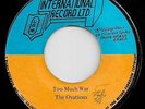 The Ovations - Too Much War - LBM Int - 1978 - Orig - Ja - ROOTS KILLER Rare  ??