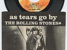 Rare Rock 45 & Pic Sleeve - The Rolling Stones - As Tears Go By - London - Promo
