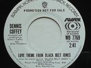 DENNIS COFFEY Theme From Black Belt Jones NM SUSSEX White Label Promo Funk 45