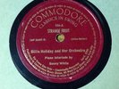 Billie Holiday 78 Strange Fruit Commodore Records BLUES SOUL Nina Simone