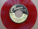 RARE GROUP RED WAX 45 RPM, FLAMINGOS, GOLDEN TEARDROPS, CHANCE CH 1145
