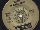 Samael Lilith Nights In White Satin 7in single 1970 Du Monde Australia
