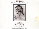 DECCA SXL-6129 ED1 WBg BRAHMS Complete Piano Works Vol. III KATCHEN Low Shipping
