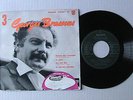 GEORGES BRASSENS - EP 4 TITRES - STICKER OLYMPIA - DEDICACE