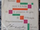 JOHNNY HALLYDAY - Premiere Gala de L'Olympia 1961 RARE 45T SP HORS COMMERCE