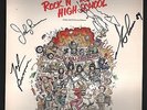 Ramones Rock & Roll High School LP autographed by all band members nm vinyl