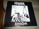 NAUSEA Extinction lp  FIRST PRESS with both inserts  Discharge  Gorilla Biscuits
