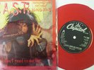 Wasp, I don't need no doctor, NEW/MINT Ltd RED VINYL 7