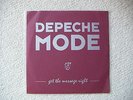 Depeche Mode  get the message righ Limited auf 500 Stück  Neuzustand Fake Vinyl