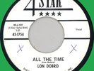 LON DOBRO (w/ group) All the Time 45rpm 4 Star 1961 teen ballad