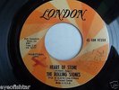 THE ROLLING STONES Heart Of Stone PROMO COPY 45 with ORIGINAL SLEEVE NM