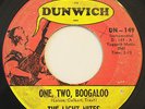 GARAGE FUZZ 45-THE LIGHT NITES-ONE TWO BOOGALOO / SAME OLD THING on DUNWICH