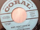 THE 5 CHAVIS BROTHERS Baby Don't Leave Me CORAL ROCKABILLY 45 HEAR