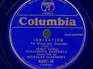 VARESE. Ionisation. Slonimsky, cond. Percussion Ens. Columbia 4095 Blue wax E/E+