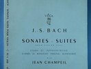 JEAN CHAMPEIL Bach sonates.suites Violin solo VEGA original LP