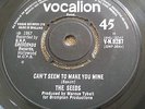 THE SEEDS - CAN'T SEEM TO MAKE YOU MINE / DAISY MAE (RARE UK 1967 ORIGINAL)