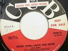 Teen Rocker Rockabilly DON RUBY Rockin' Piano Outta Tune Guitar 45 PROMO on Cub
