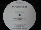 DEPECHE MODE. NEVER LET ME DOWN AGAIN. RARE WHITE LABEL PROMO 12
