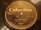 BLUES BARBECUE BOB Cold Wave Blues COLUMBIA 14383