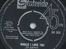 MIRACLES - THATS WHAT LOVE IS MADE OF - WOULD I LOVE YOU