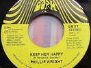 Rare Modern Soul Boogie PHILLIP WRIGHT Keep Her Happy DASH 5031 Stock
