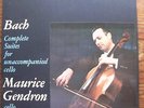 Disque 33t Classique,Coffret 3 LP + livret,Bach,violoncelle,Maurice Gendron,TBE