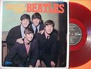 THE BEATLES PLEASE PLEASE ME 1966 JAPAN ODEON 1st ISSUE RED WAX LP DIFF COVER