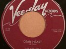 Doo Wop 45 THE SPANIELS Dear Heart orig. '56 press on Vee Jay #189 HEAR BOTH