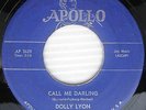 DOLLY LYON Call Me Darling / Palm of Your Hand 1957 RARE Northern Soul 45 T528