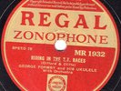 RARE 1935 GEORGE FORMBY 78 RIDING IN THE TT RACES /THE ISLE OF MAN MR1932 M-/EX-
