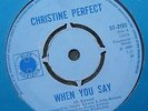 CHRISTINE PERFECT WHEN YOU SAY BLUE HORIZON 57-3165 CHICKEN SHACK FLEETWOOD MAC