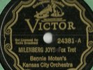 Bennie Moten KC ORch, Milenberg Joys, Blue Room Victor 24381 78 rpm E-
