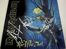 IRON MAIDEN Fear of the Dark VINYL LP Bruce Dickinson Smallwood Autograph SIGNED