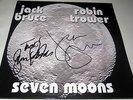 JACK BRUCE Seven Moons, VINYL LP Cream Sunshine Love White Room Autograph SIGNED