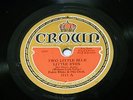 Crown 3111 Eubie Blake Two Little Blue Little Eyes One More Time 78rpm Record