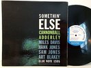 Cannonball Adderley Somethin Else BLP1595 47w63rd No E, EAR, RVG Deep Groove